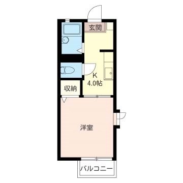 ディアス幡ヶ谷 201号室 間取り
