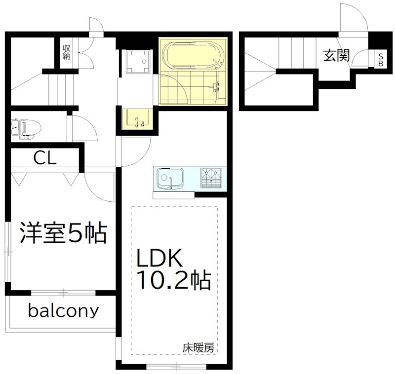 Ｍメゾン 201号室 間取り