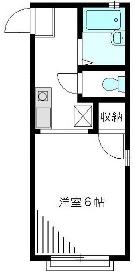 ヴィラ浜田山 106号室 間取り