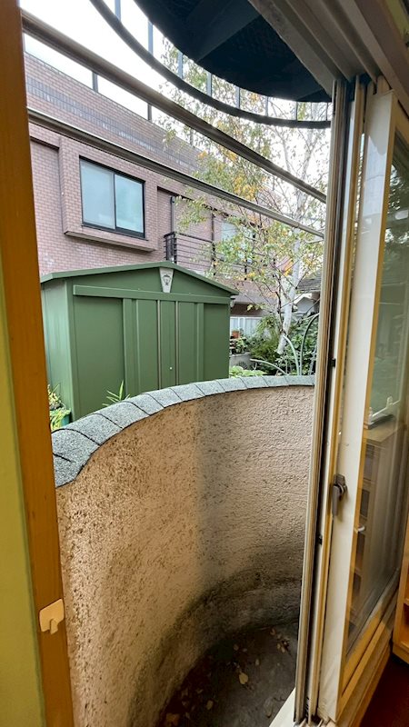 アパートプチフランス ベランダ