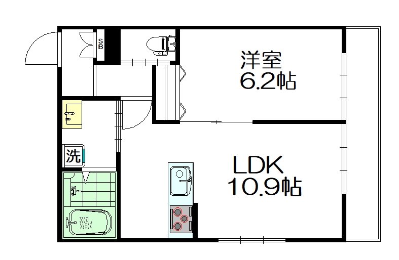 ドムスNY・杉並 303号室 間取り
