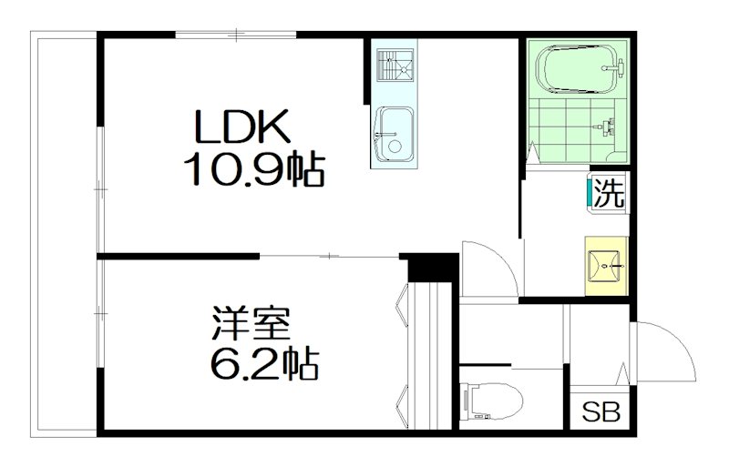 ドムスNY・杉並 101号室 間取り
