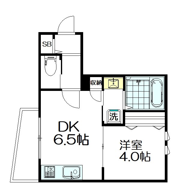 ブランエール 101号室 間取り