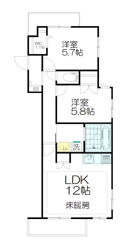 （仮称）高円寺南３丁目メゾン 301号室 間取り