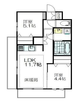 高円寺Kレジデンス 302号室 間取り