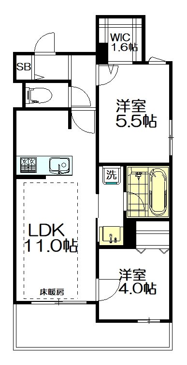（仮称）高円寺南３丁目メゾン 202号室 間取り