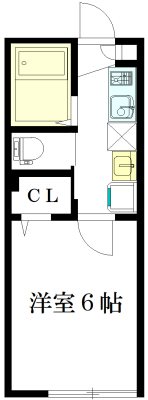 ル・グラン武蔵野関町 107号室 間取り