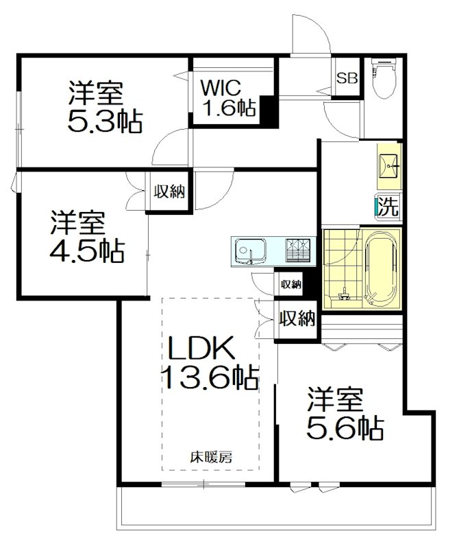 （仮称）高円寺南３丁目メゾン 102号室 間取り