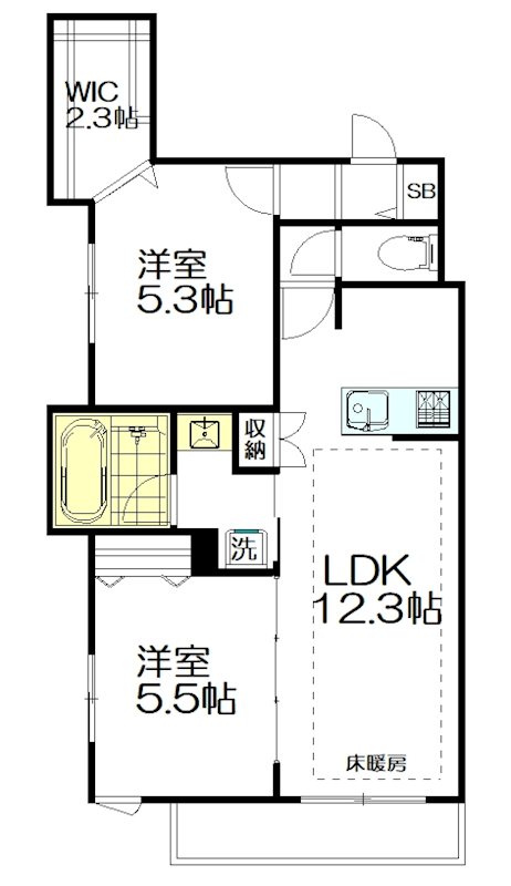 （仮称）高円寺南３丁目メゾン 203号室 間取り