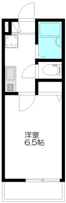 アトラス 2Ａ号室 間取り