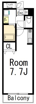 メゾン・ジャルダン 204号室 間取り