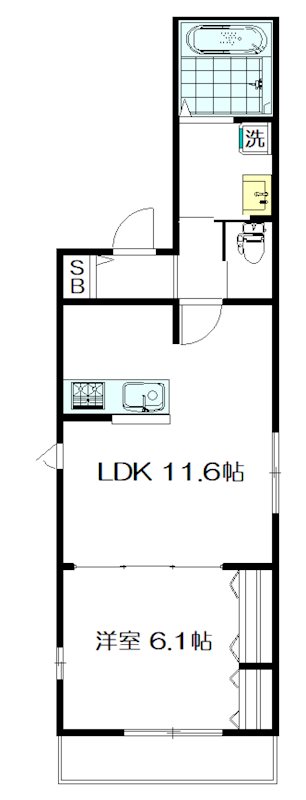 ラ・レコルト荻窪 401号室 間取り