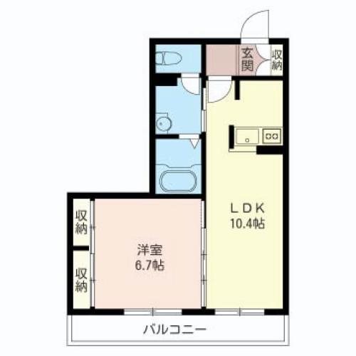 ハーベスト代々木上原 202号室 間取り