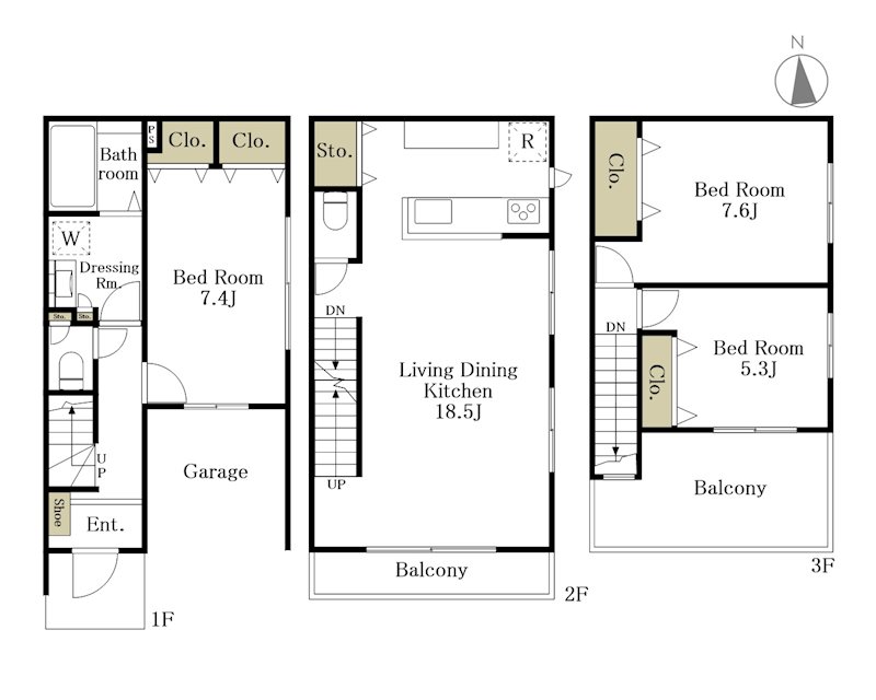 仮称　目黒本町５丁目計画 102号室 間取り