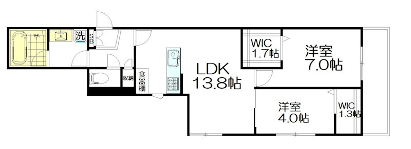 (仮称）阿佐谷北４丁目メゾン 203号室 間取り