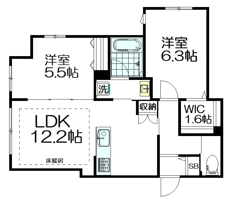 （仮称）高円寺南３丁目メゾン 101号室 間取り