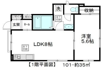 エンゼルハイム 101号室 間取り