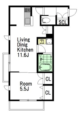 メゾンド代沢 402号室 間取り