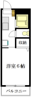 メゾンS 203号室 間取り