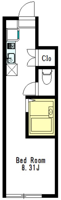 ハンプトン・プレイス 103号室 間取り