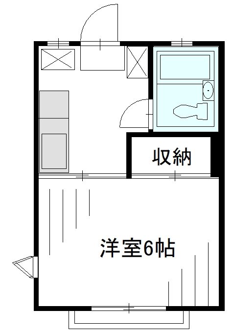 鷺宮ラピーネ 101号室 間取り