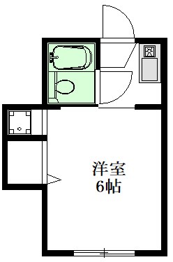 ドミトリー和田 B号室 間取り