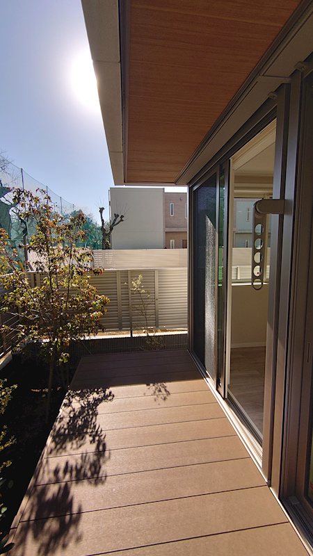 シャーメゾン駒場 ベランダ