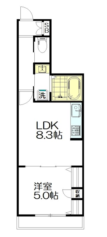 グラシア荻窪 103号室 間取り