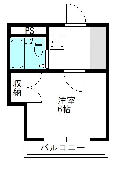 サンライズ須崎 間取り図