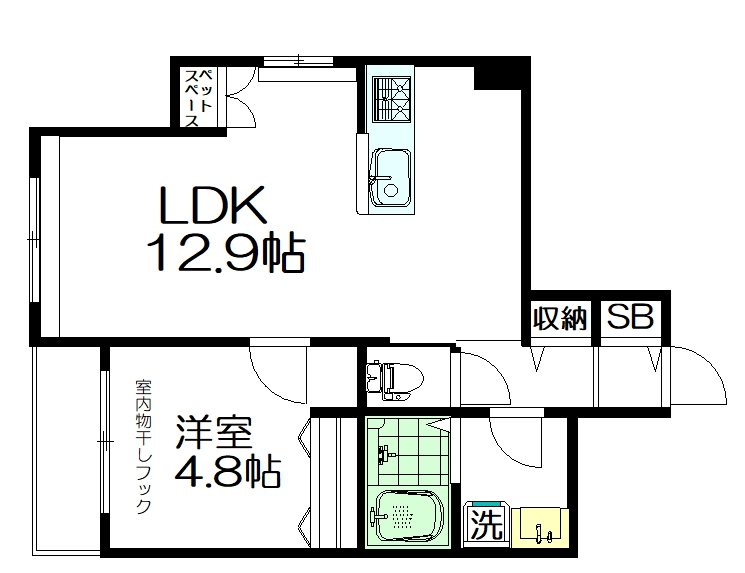 Ｅｘｉｏｎ（エクシオン） 202号室 間取り