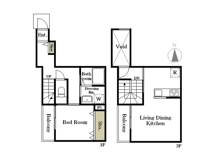 ベル　ジョワ砧 102号室 間取り