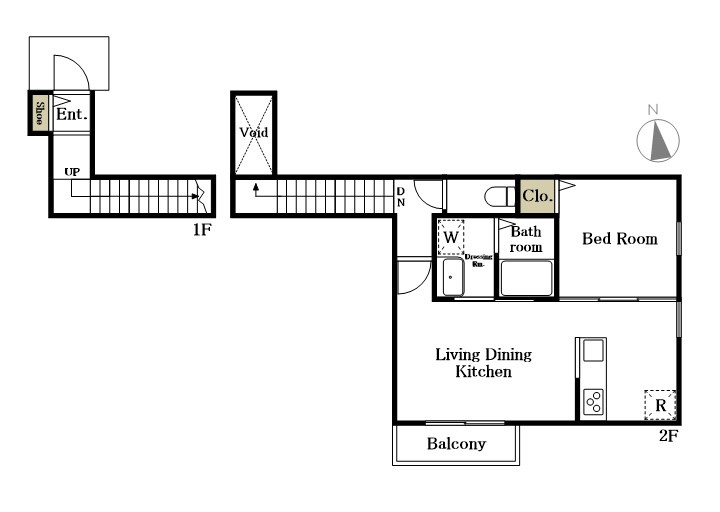 ベル　ジョワ砧 202号室 間取り