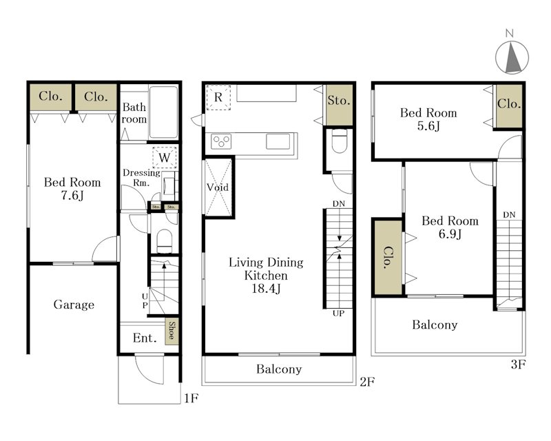 仮称　目黒本町５丁目計画 101号室 間取り