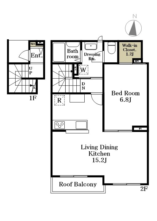 Maison Tink G号室 間取り