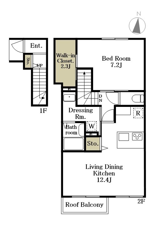 Maison Tink H号室 間取り