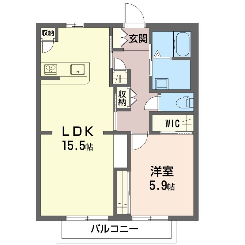 シュタット赤堤 102号室 間取り