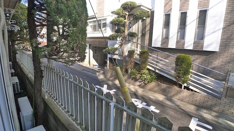 鷺宮ラピーネ ベランダ