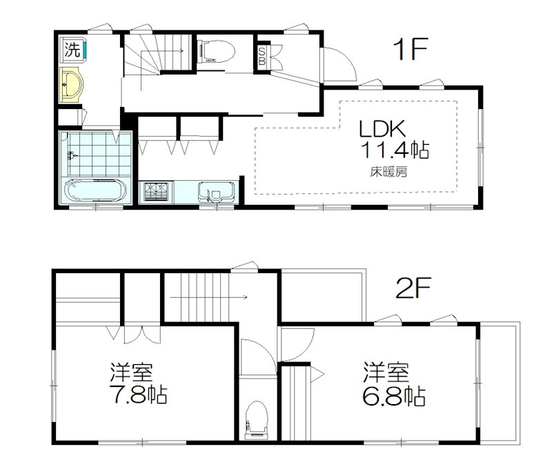 沼袋へーベルハウス 間取り