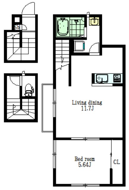 AXIS（アクシス） 301号室 間取り