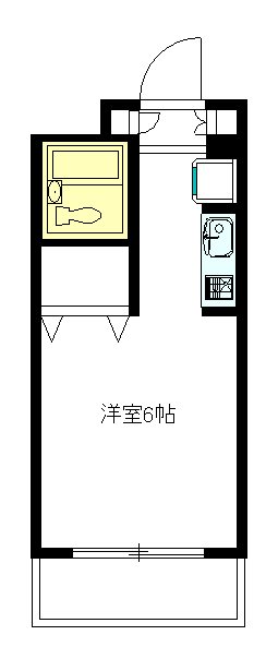 エスタ梅ヶ丘 107号室 間取り