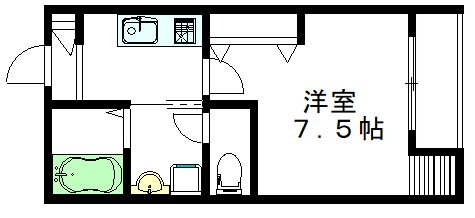 へーベルメゾン阿佐ヶ谷  105号室 間取り