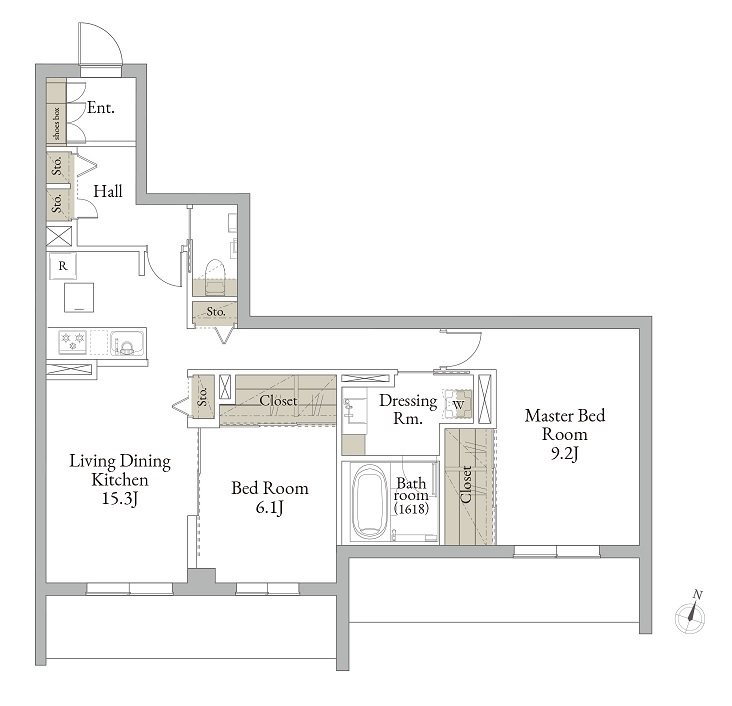 Relafort中野富士見町（リラフォートナカノフジミチョウ） 103号室 間取り