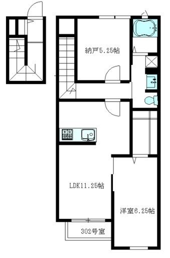 モンテオーロ鷺宮 間取り図