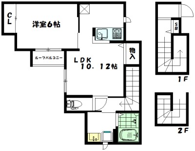 エイツリーズ 303号室 間取り