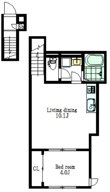 AXIS（アクシス） 202号室 間取り