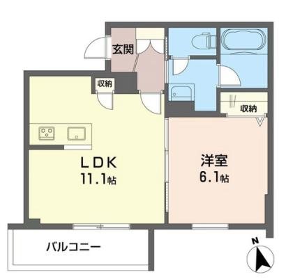 サクラ中野上高田 302号室 間取り