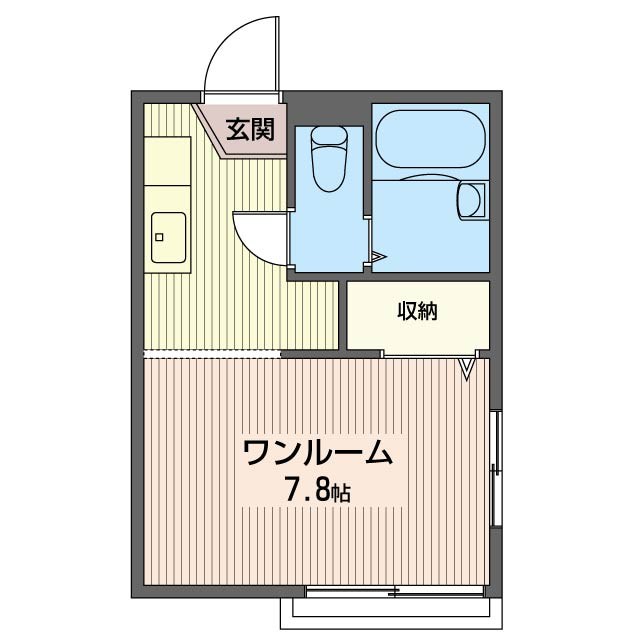 コア・たいしどう 101号室 間取り