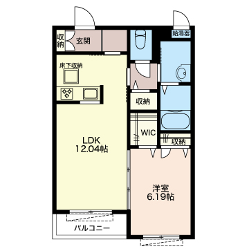 レクレドール阿佐谷 203号室 間取り