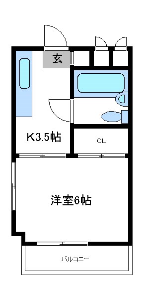 板谷マンション 201号室 間取り