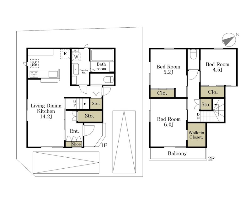 （仮）岩戸南4丁目計画 間取り